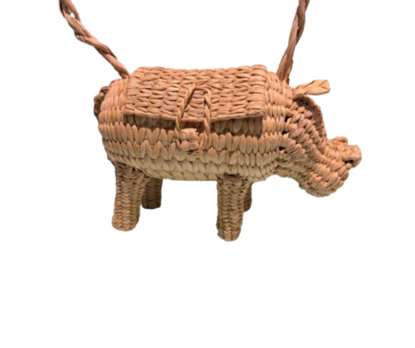 Bolsa de Animalito Tejida de Mimbre