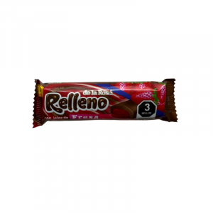Chocolate relleno de fresa de la rosa