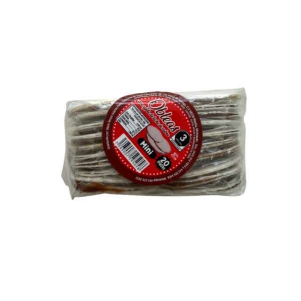 Obleas con Cajeta mini 20 pz